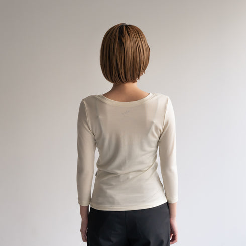 Mee × LongTee women ecru