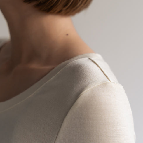 Mee × LongTee women ecru