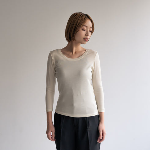 Mee × LongTee women ecru