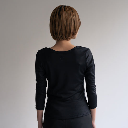 Mee × LongTee women black