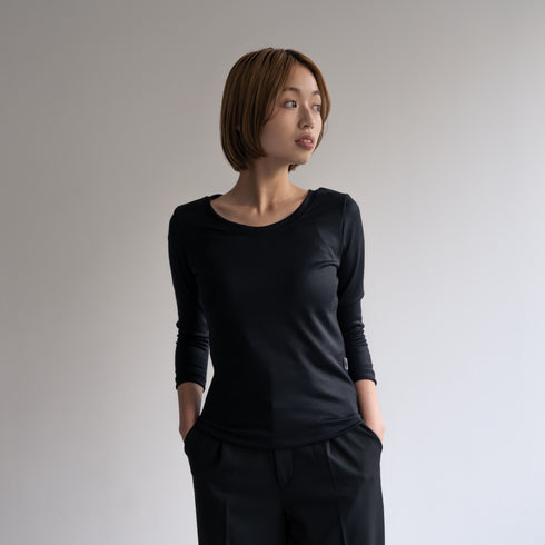 Mee × LongTee women black